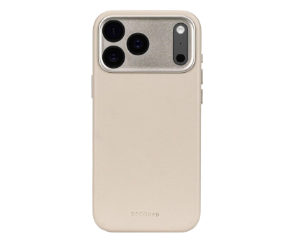 Etui / obudowa na smartfona Decoded Leather Backcover, iPhone 17 Pro Max, Solid Clay